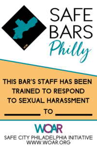 Safe Bars Philly banner